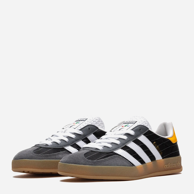 Sneakersy męskie do kostki adidas Gazelle Indoor IF9642 37.5 (4.5UK) 23 cm Czarny/Szary (4067888520972) - obraz 2