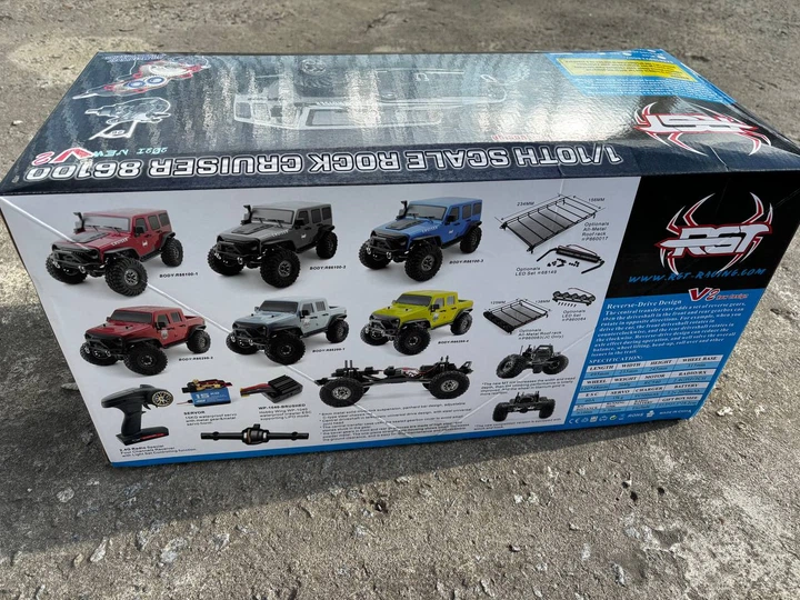 Гоночний позашляховик RGT SCALE ROCK CRUISER & DEFUER BODY:R86299-2 на раідокеруванні 20км/год Червоний - зображення 11