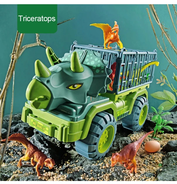 Развивающий набор Triceratops грузовик с динозаврами 17 шт - изображение 5