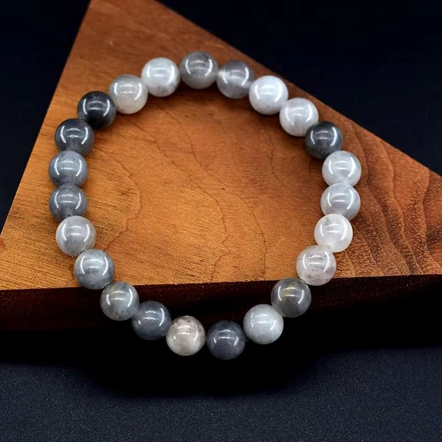 Браслет из натурального серого агата Claud Water Agate - изображение 6