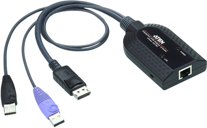 Adapter KVM ATEN KA7189 RJ-45 - USB DisplayPort (KA7189) - obraz 1