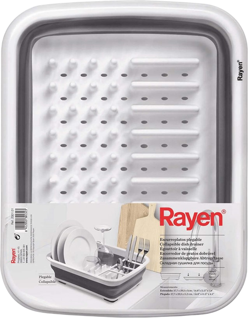 Suszarka do naczyń Rayen składana (8412955301323) - obraz 4