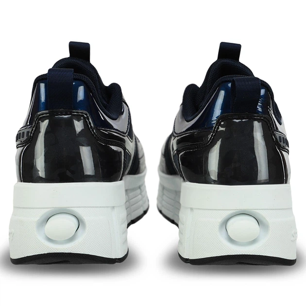 Роликовые кроссовки на двух колесах SP-Sport OB-3410 размер 39 черный-серый - изображение 3