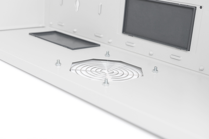 Серверна підвісна шафа DIGITUS Slim Series 19" 6U (вертикально) Grey (DN-19 WM-V6U-SL) - зображення 5