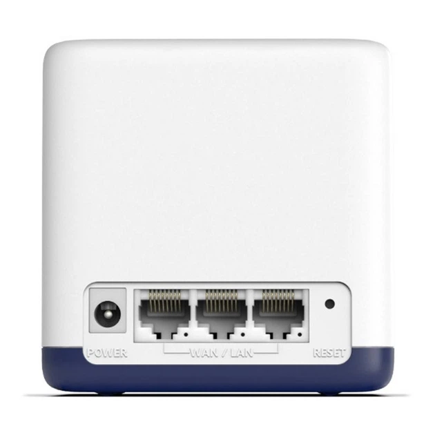 Домашняя Mesh Wi-Fi система Mercusys H50G AC1900 Whole-Home Mesh Wi-Fi/3x1000Mbps LAN комплект 2шт White-Blue (Halo H50G(2-pack)) - изображение 2