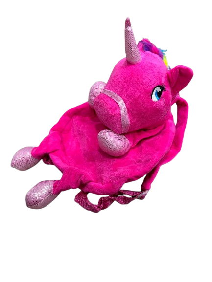 Мягкий детский рюкзак-игрушка Единорог розовый A-Toys - Фото 1 Мягкий детский рюкзак-игрушка Единорог розовый A-Toys - изображение 1