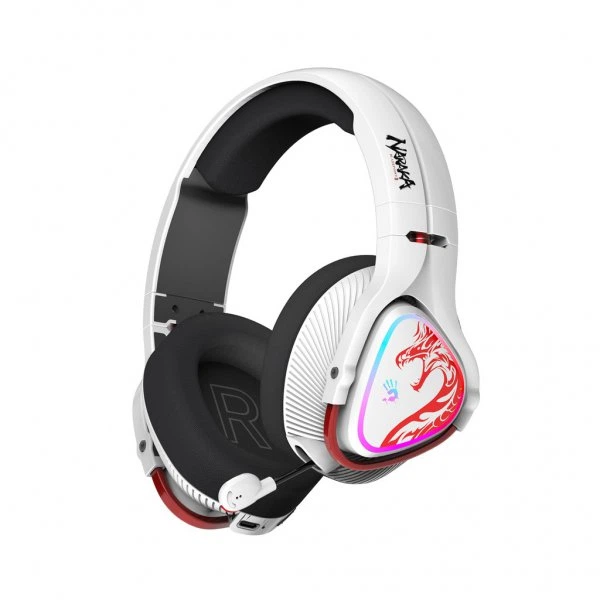 Навушники з мікрофоном A4-Tech MR720 (Naraka) Bloody White - Фото 1 Навушники з мікрофоном A4-Tech MR720 (Naraka) Bloody White - изображение 1