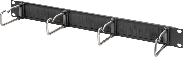 Кабельний органайзер Digitus 1U 19" Black (DN-97669) - зображення 4