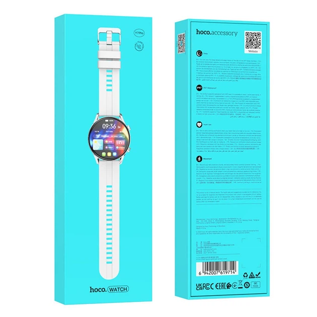 Смарт-часы Hoco Y7 Pro Smart sports watch(call version) Silver - изображение 5