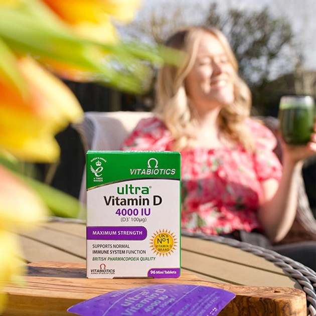 Дієтична добавка Vitabiotics Ultra Vitamin D3 4000 IU 96 таблеток (5021265247950) - зображення 3