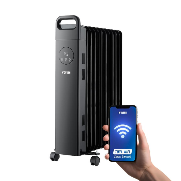 Масляний обігрівач Noveen OH8099 Tuya WiFi Smart - зображення 1