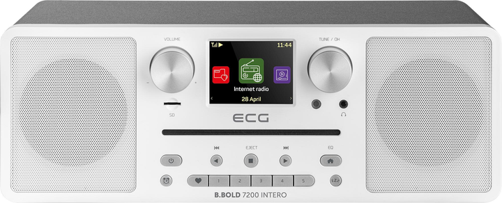 Интернет/DAB+/FM-радио с компакт-диском ECG B.BOLD 7200 Intero White - изображение 3