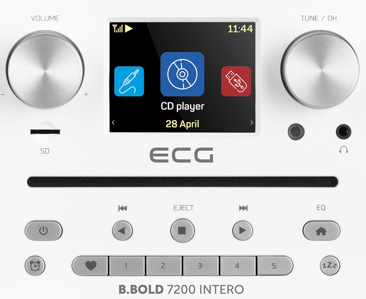 Интернет/DAB+/FM-радио с компакт-диском ECG B.BOLD 7200 Intero White - изображение 8