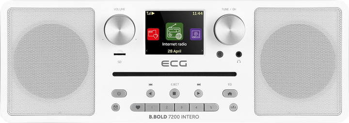 Интернет/DAB+/FM-радио с компакт-диском ECG B.BOLD 7200 Intero White - изображение 11