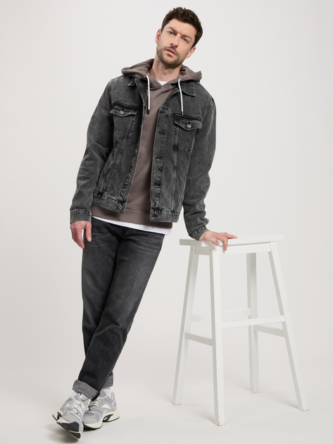 Худі чоловіче Cross Jeans 25450-021 XL Сіре (8697319663891) - зображення 3