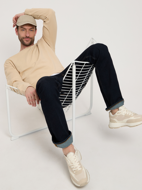 Світшот чоловічий Cross Jeans 25460-009 2XL Бежевий (8697319673784) - зображення 3