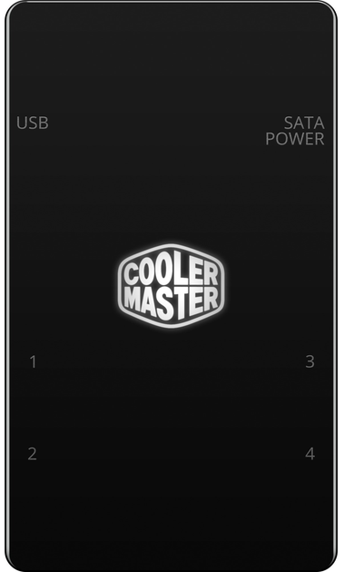 Адаптер Cooler Master RGB LED Controller PWM Splitter Black (4719512060483) - зображення 2