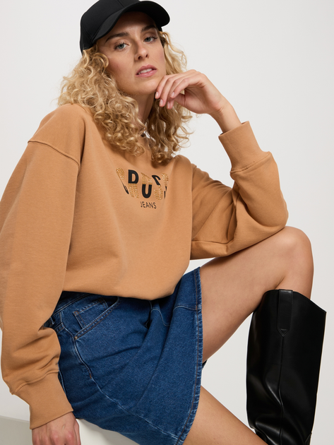 Світшот жіночий Cross Jeans 65425-082 M Оранжевий (8697319674538) - зображення 4