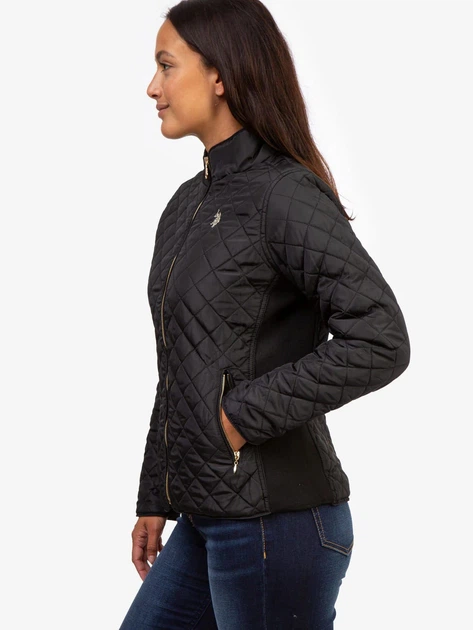 Куртка демісезонна коротка жіноча U.S. Polo Assn 629599-PT00A (Black) XS Чорна (887260668092) - Фото 4 Куртка демісезонна коротка жіноча U.S. Polo Assn 629599-PT00A (Black) XS Чорна (887260668092) - зображення 4