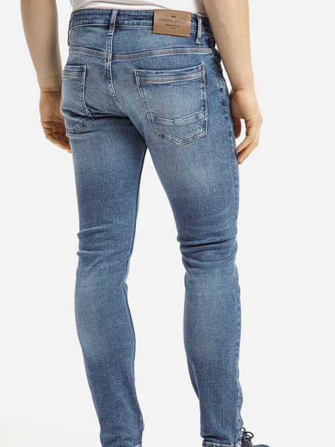 Jeansy slim fit męskie Cross Jeans E 185-226 30/30 Niebieskie (8697319592696) - obraz 2