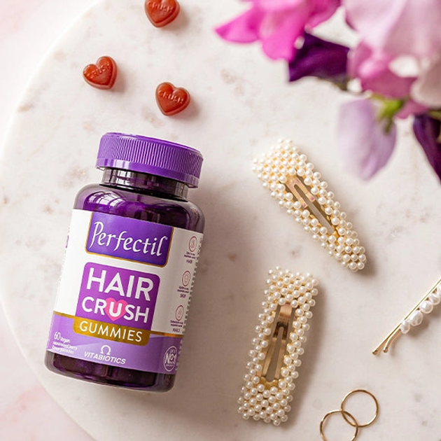 Suplement diety Vitabiotics Perfectil Hair Crush wspierający zdrowe włosy 60 żelków (5021265249473) - obraz 3