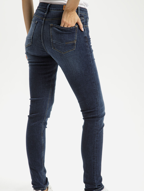 Jeansy skinny damskie Cross Jeans N 497-313 31/32 Granatowe (8697319683530) - obraz 2