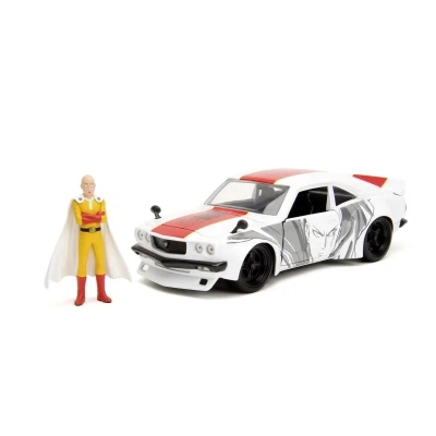 Машина Jada металлическая Ванпанчмен Мазда RX-3 (1974) с фигуркой Сайтама, 1:24 (253255058) - изображение 2