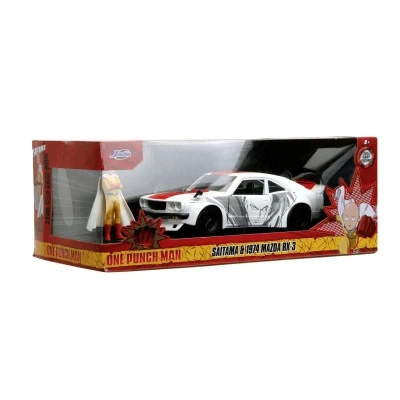 Машина Jada металлическая Ванпанчмен Мазда RX-3 (1974) с фигуркой Сайтама, 1:24 (253255058) - изображение 6