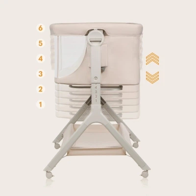 Кроватка Lionelo приставная LEONIE PLUS BEIGE SAND (LO-LEONIE PLUS BEIGE SAND) - Фото 2 Кроватка Lionelo приставная LEONIE PLUS BEIGE SAND (LO-LEONIE PLUS BEIGE SAND) - изображение 2