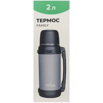 Термос Tribe Family line 2 л Grey (T-DG-0001-grey) - Фото 6 Термос Tribe Family line 2 л Grey (T-DG-0001-grey) - зображення 6