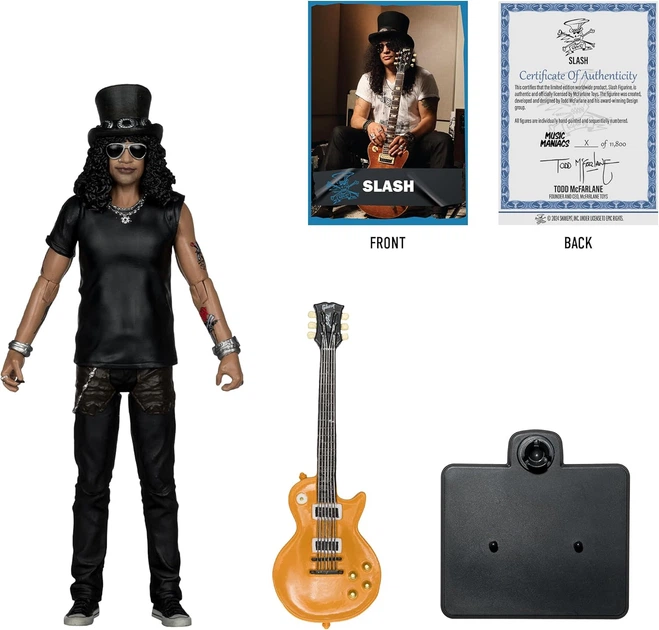 Фигурка Слэш 16 см Rocks Guns N' Roses Slash McFarlane 14208