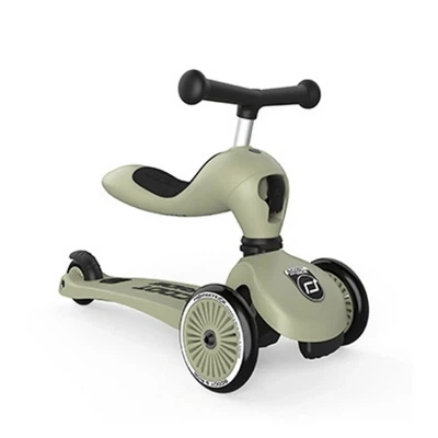 Самокат Scoot&Ride Highwaykick-1 1-5 лет оливковый (SR-160629-OLIVE) - Фото 1 Самокат Scoot&Ride Highwaykick-1 1-5 лет оливковый (SR-160629-OLIVE) - изображение 1