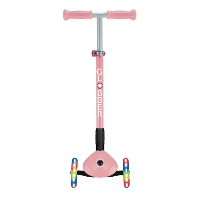 Самокат Globber Primo Foldable Lights колеса с подсветкой до 50 кг 3+ Пастельно-розовый (432-211-3) - изображение 10