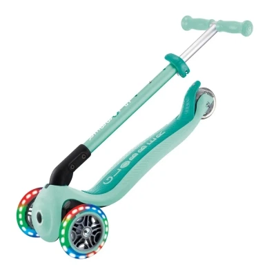 Самокат Globber Primo Foldable Lights колеса з підсвіткою до 50 кг 3+ М'ятний (432-206-3) - зображення 5