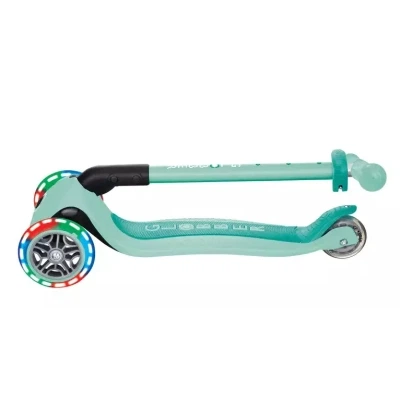 Самокат Globber Primo Foldable Lights колеса з підсвіткою до 50 кг 3+ М'ятний (432-206-3) - зображення 7