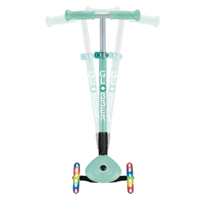 Самокат Globber Primo Foldable Lights колеса з підсвіткою до 50 кг 3+ М'ятний (432-206-3) - зображення 12