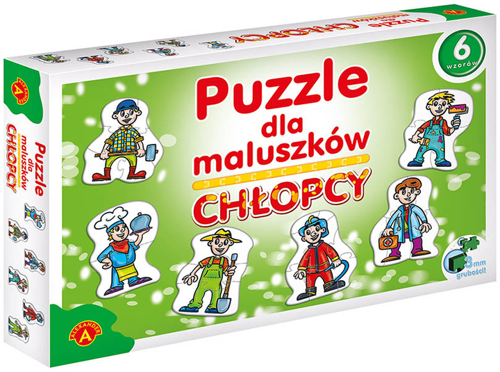 Puzzle Alexander Dla Maluszków Chłopcy 27 elementów (5906018005387) - obraz 1