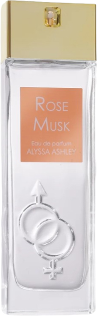 Woda perfumowana unisex Alyssa Ashley Rose Musk 100 ml (3495080322109) - obraz 1