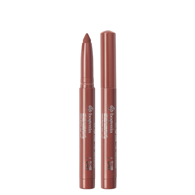 Помада-олівець для губ водостійка Bogenia Velvet Waterproof Matte, 013 Mangosteen Натуральна - Фото 1 Помада-олівець для губ водостійка Bogenia Velvet Waterproof Matte, 013 Mangosteen Натуральна - зображення 1