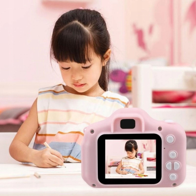 Cyfrowy aparat fotograficzny Macyszyn Toys dla dzieci Różowy (5900718652704) - obraz 3