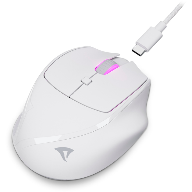 Mysz Sharkoon Skiller OfficePal M25W White (4044951039654) - obraz 3
