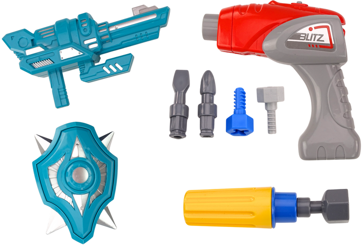 Робот для скручування Lean Toys зі світлом і звуком 36.5 см Червоний (5905991018711) - зображення 3