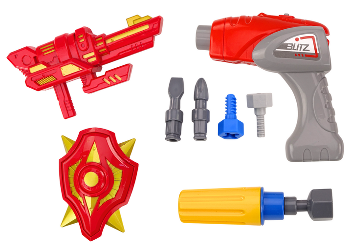 Робот для скручування Lean Toys зі світлом і звуком 36.5 см Бірюзовий (5905991018742) - зображення 4