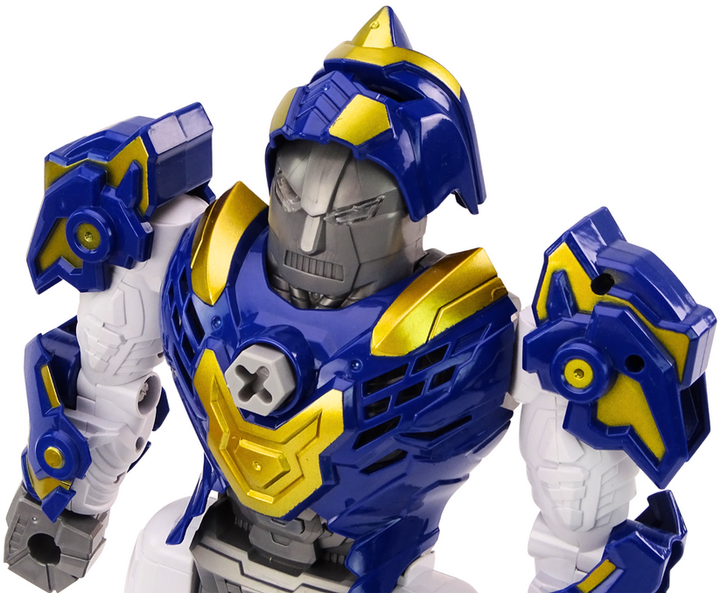 Robot do skręcania Lean Toys ze światłem i dźwiękiem 36.5 cm Granatowy (5905991018735) - obraz 3