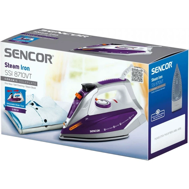 Утюг Sencor SSI8710VT фиолетовый - изображение 12