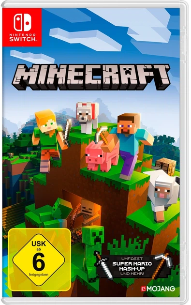 Консоль Nintendo Switch OLED + Гра Minecraft Black and White (4250494929318) - зображення 9