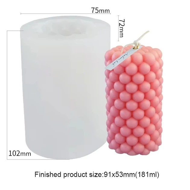 Силиконовая форма для изготовления свечей silicone mold-17 7.5 x 10.2 cм (JDT-0845179) - изображение 2