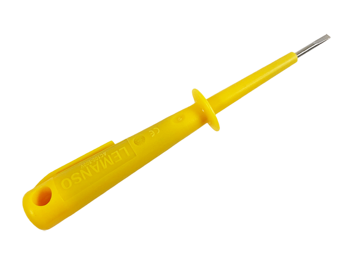 Отвертка-индикатор напряжения Lemanso LTL10112 100-500V 3.5x150 мм - изображение 2