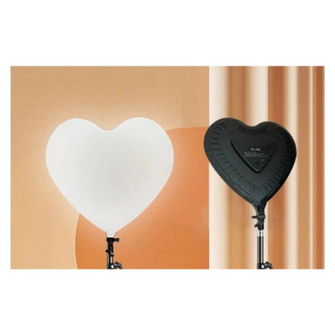 Кільцева світлодіодна Led Лампа/ Світильник Серце RL-520 (40*42cm)(225rl-520)(WB) - зображення 4
