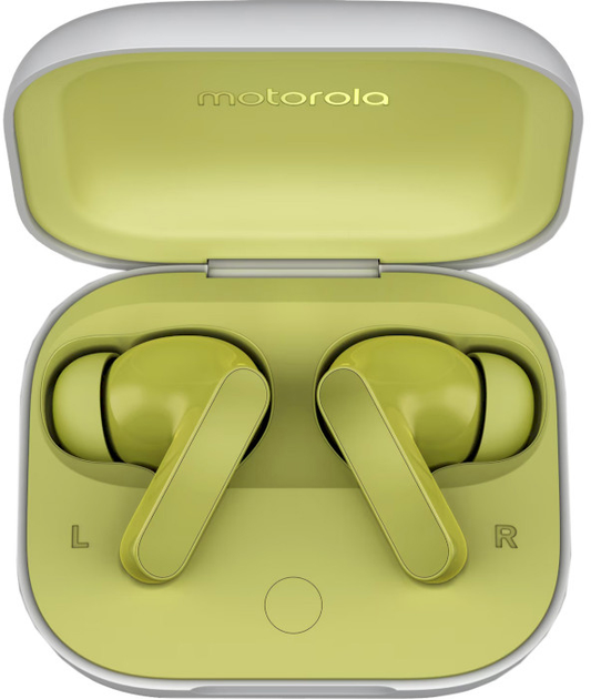 Акція на Навушники Motorola Moto Buds Kiwi Green від Rozetka